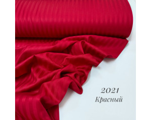 Страйп-сатин 2021 (красный)