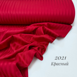 Страйп-сатин 2021 (красный)