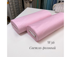 Страйп-сатин W 36 (светло-розовый)