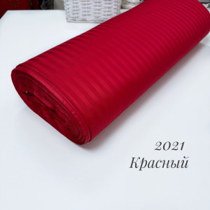 Страйп-сатин 2021 (красный)