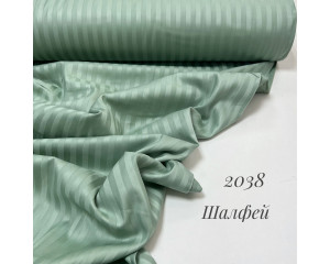 Страйп-сатин 2038 (шалфей)