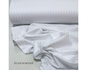 Страйп-сатин белоснежный