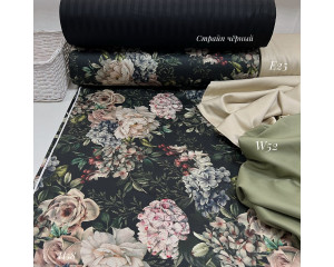 Сатин цветы 58