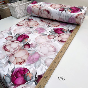 Сатин цветы 85