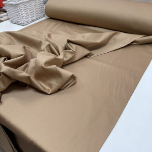 Сатин 300 см темно-бежевый