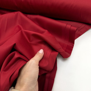 Сатин 300 см темно-красный